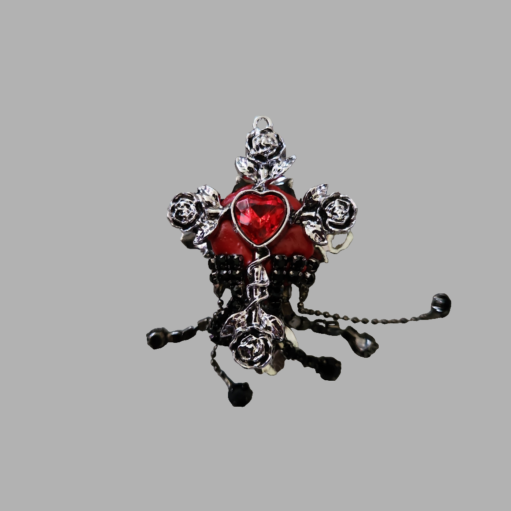 Rose Cross Bead