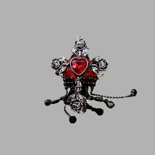 Rose Cross Bead