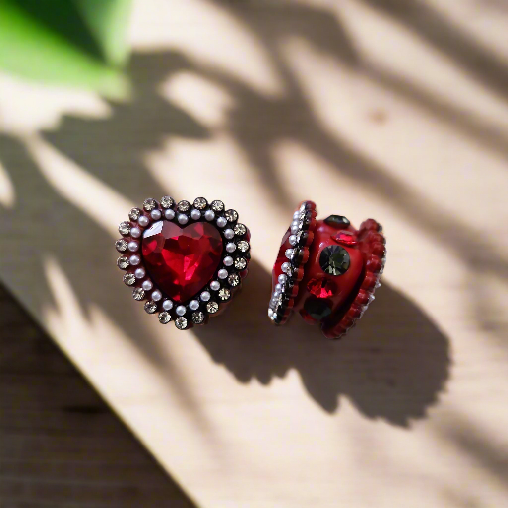 Red Heart ❤️or Purple Heart 💜 Bead