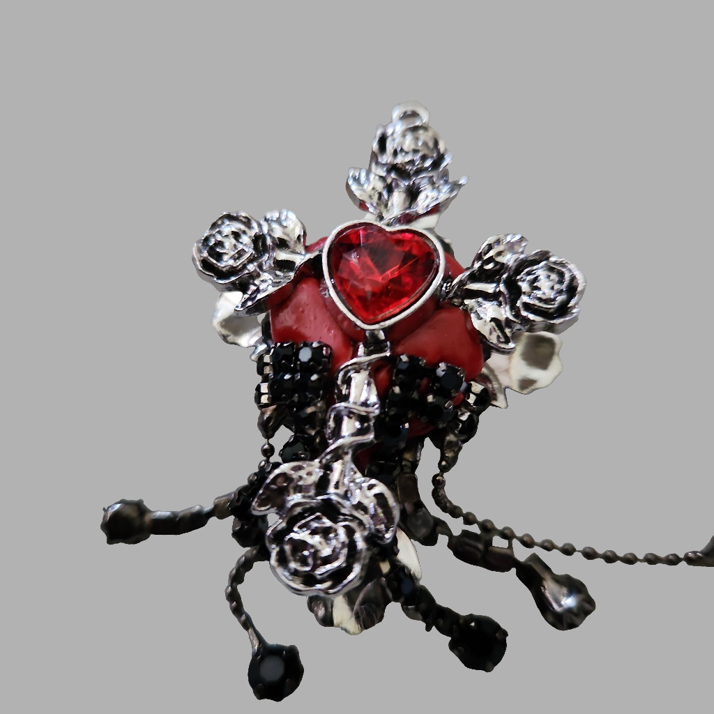 Rose Cross Bead